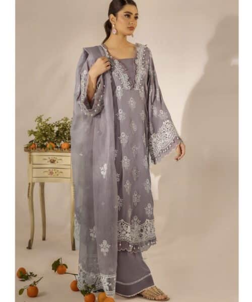 Adan Chikankari Designer Lawn Suit – Design No 3