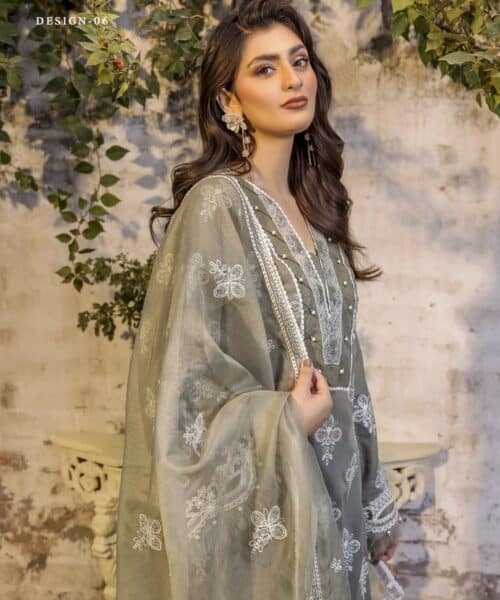 Adan Chikankari Designer Lawn Suit – Design No 2