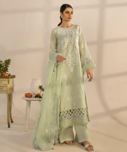 Adan Chikankari Designer Lawn Suit – Design No 6