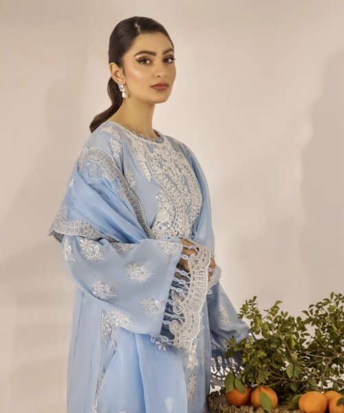 Adan Chikankari Designer Lawn Suit – Design No 5
